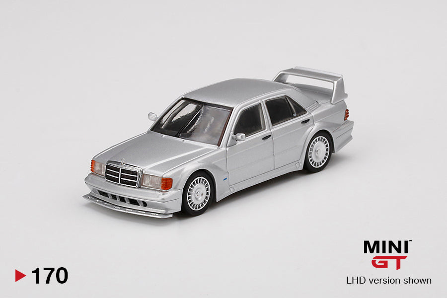 Mini GT Mercedes-Benz 190E 2.5-16 Evolution II DTM Silver MGT00170 1/64 Die Cast