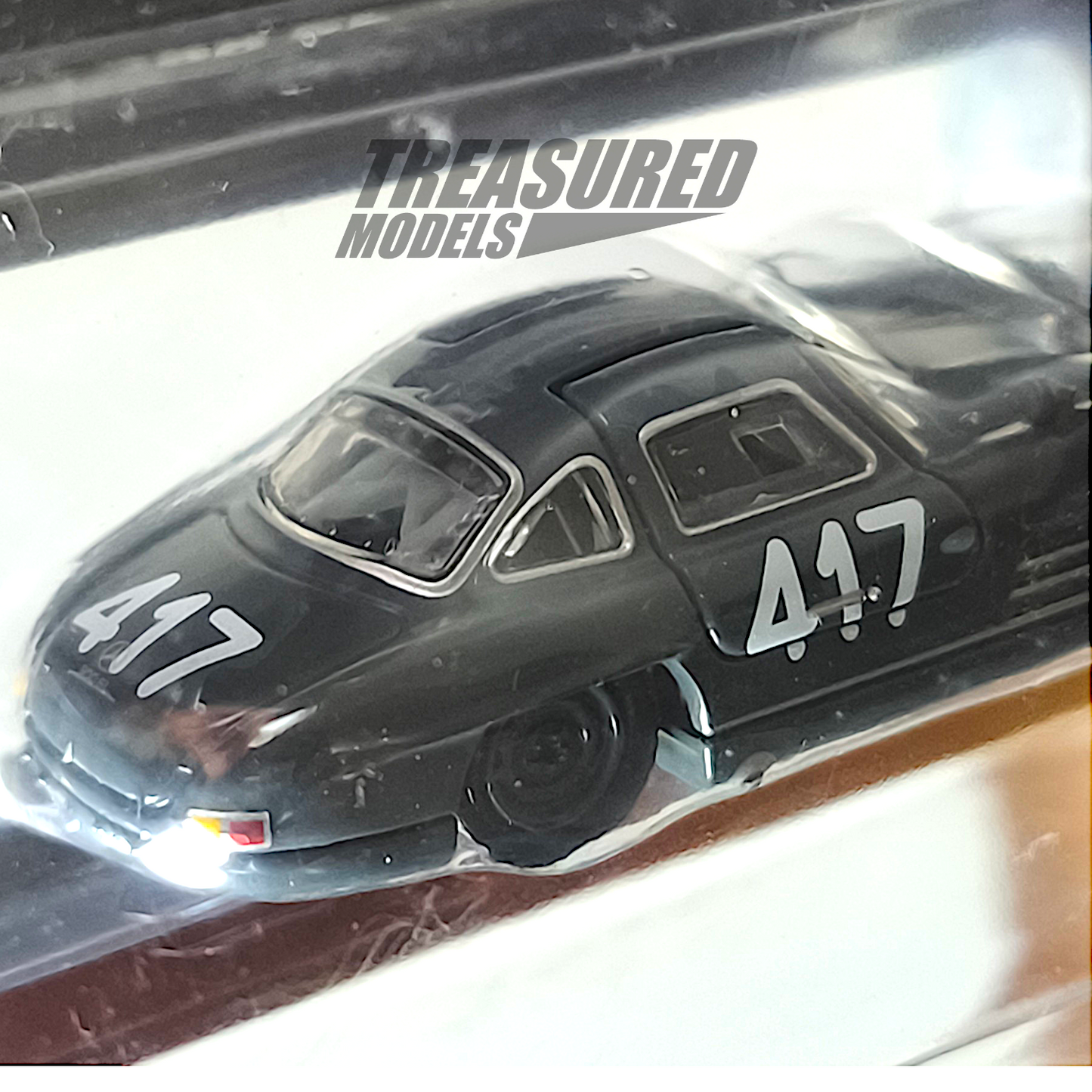Hot Wheels Mercedes-Benz 300 SL Graphite Gray 2023 Premium Elite 64 1/64 Die Cast