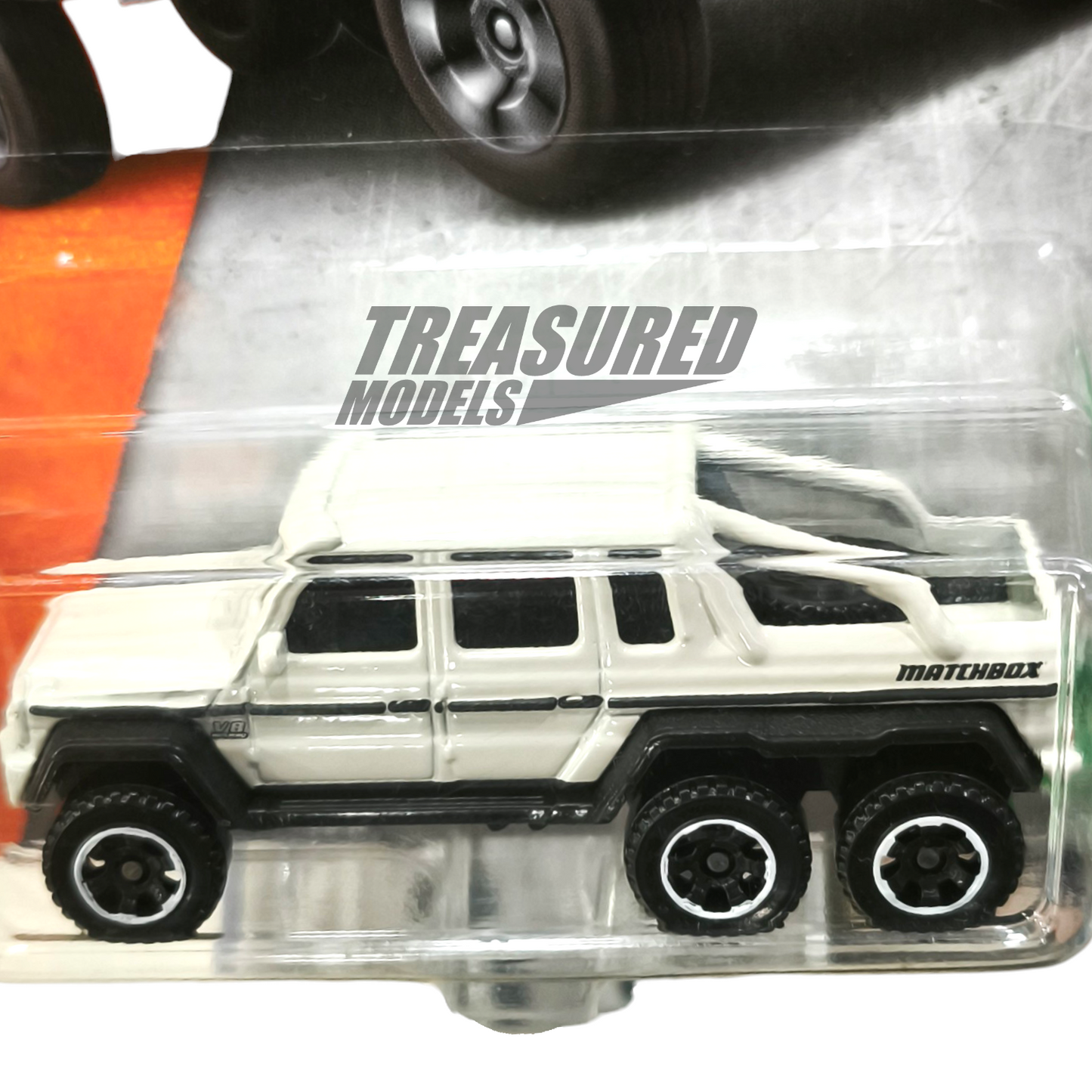 Matchbox Mercedes-Benz G63 AMG 6x6 White 1/64 Die Cast
