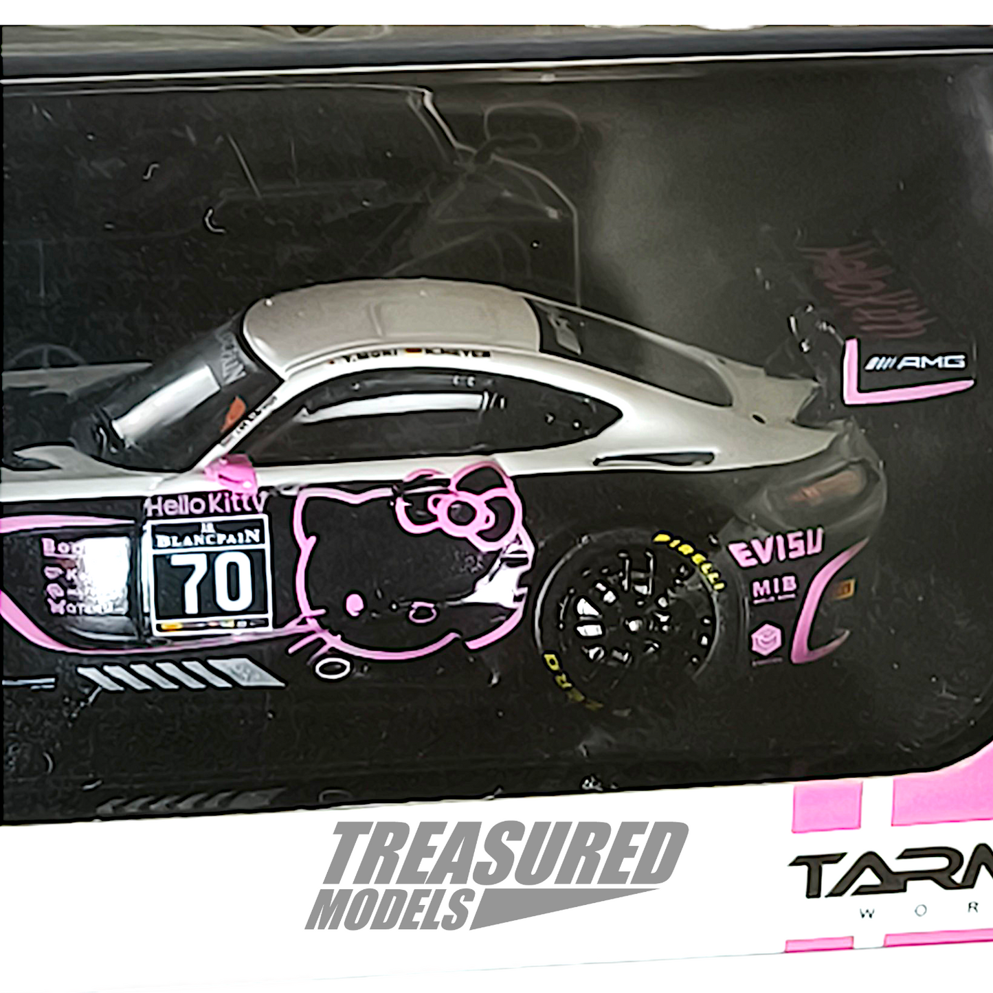 Tarmac Works Mercedes AMG GT3 Blancpain GT Series Sprint Cup 2017 Hello Kitty T64-008-HK 1/64 Die Cast