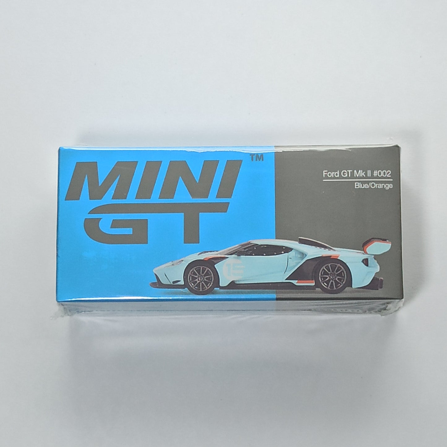 Mini GT 359 Ford GT Mk II #002 Blue-Orange MGT00359-L 1/64 Diecast