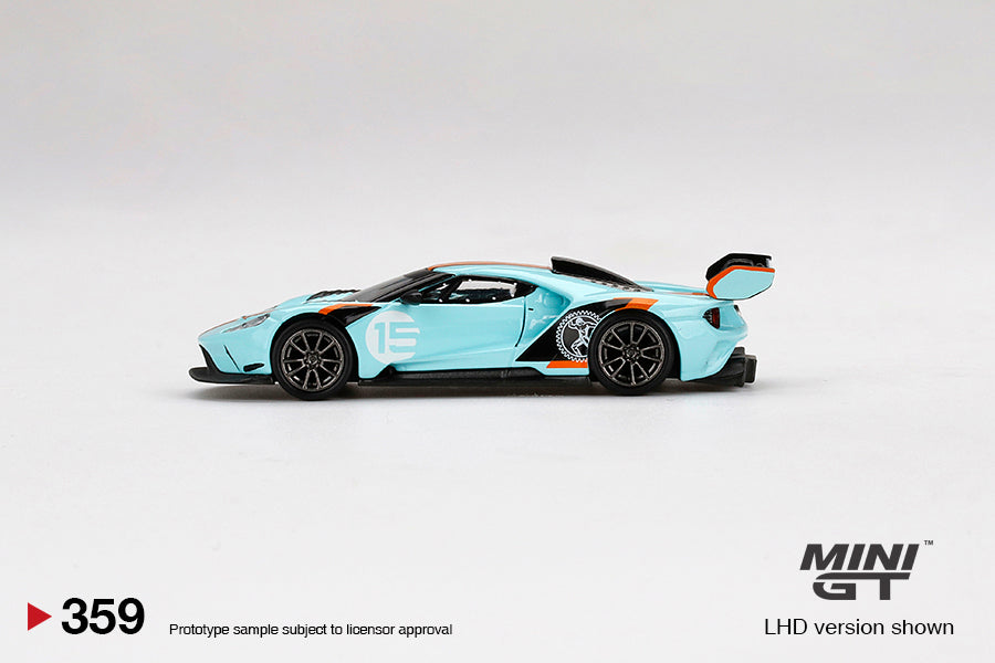 Mini GT 359 Ford GT Mk II #002 Blue-Orange MGT00359-L 1/64 Diecast Side