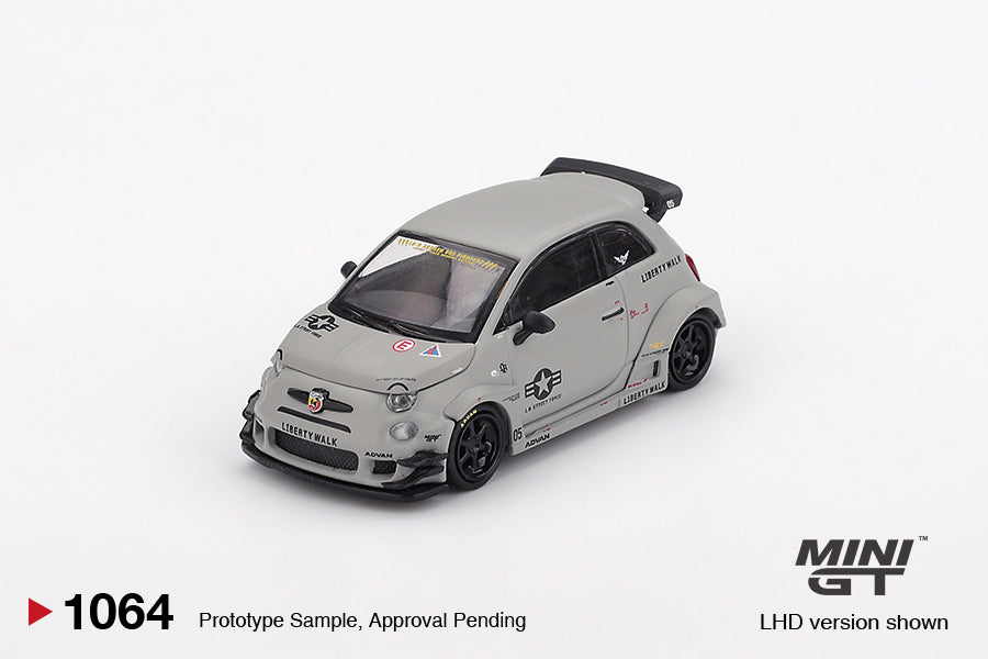 Mini GT Abarth 595 LB-Works x Abas Works Fighter MGT01064 1/64 Diecast