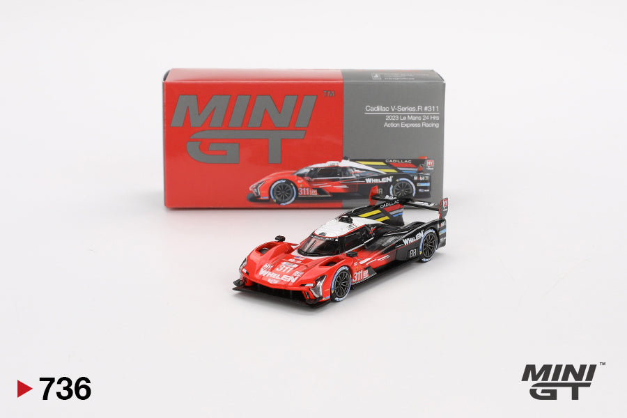 Mini GT Cadillac V-Series.R 311 2023 Le Mans 24Hrs Action Express Racing 1/64 Die Cast
