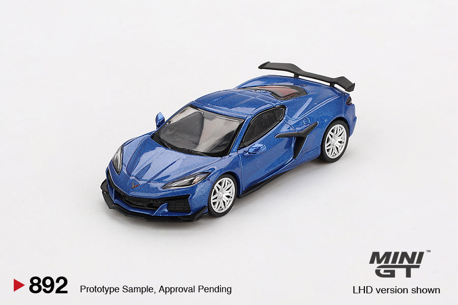 Mini GT Chevrolet Corvette Z06 2023 Elkhart Lake Blue Metallic MGT00892 1/64 Die Cast