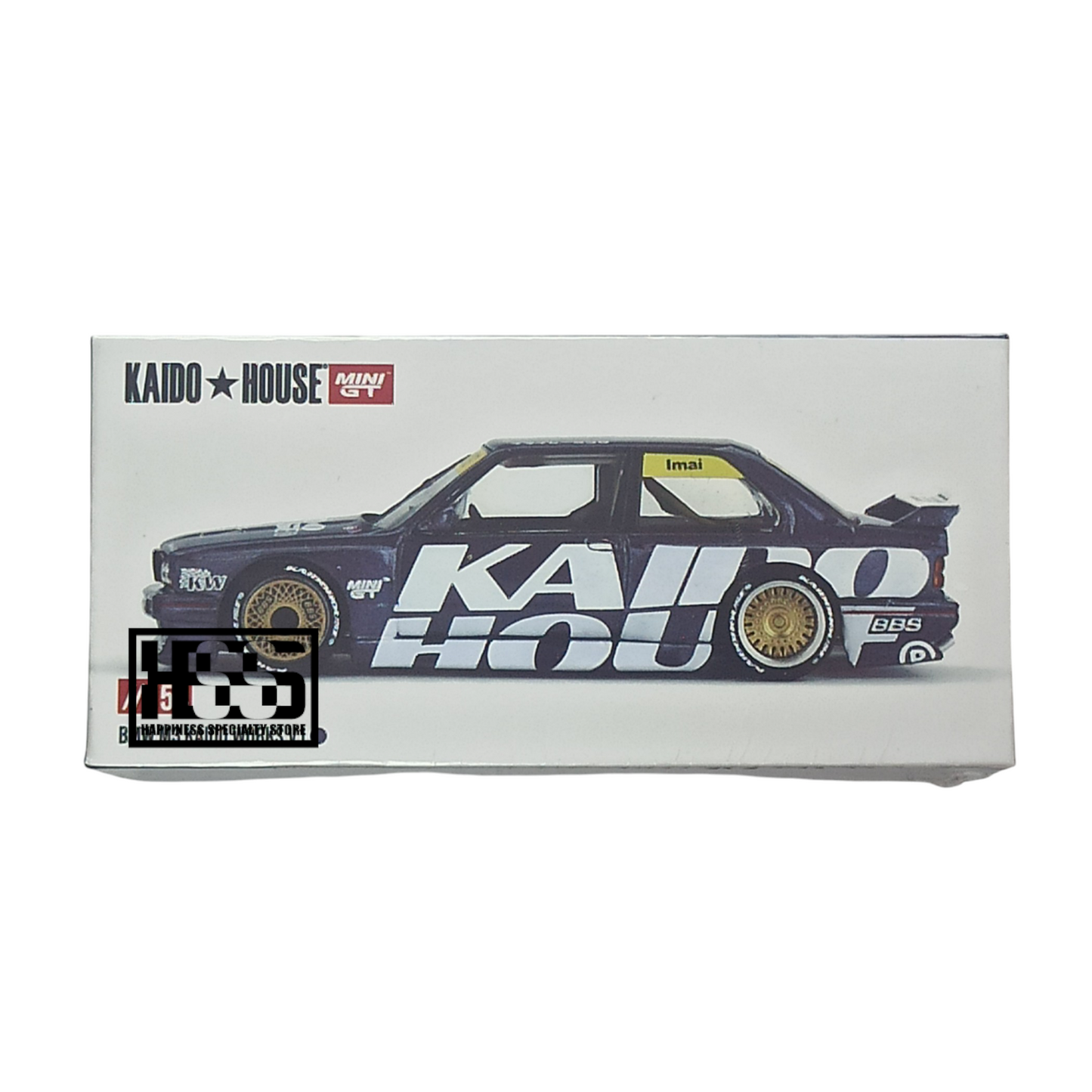 Mini GT Kaido House KHMG154 BMW M3 E30 Kaido Works V1 1/64 Die Cast