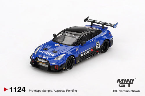 Mini GT LB-Silhouette WORKS GT NISSAN 35GT-RR Ver.2 Blue MGT01124 1/64 Die Cast
