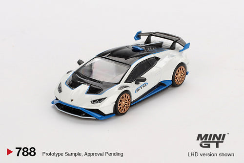 Mini GT Lamborghini Huracán STO Bianco Asopo MGT00788 1/64 Die Cast
