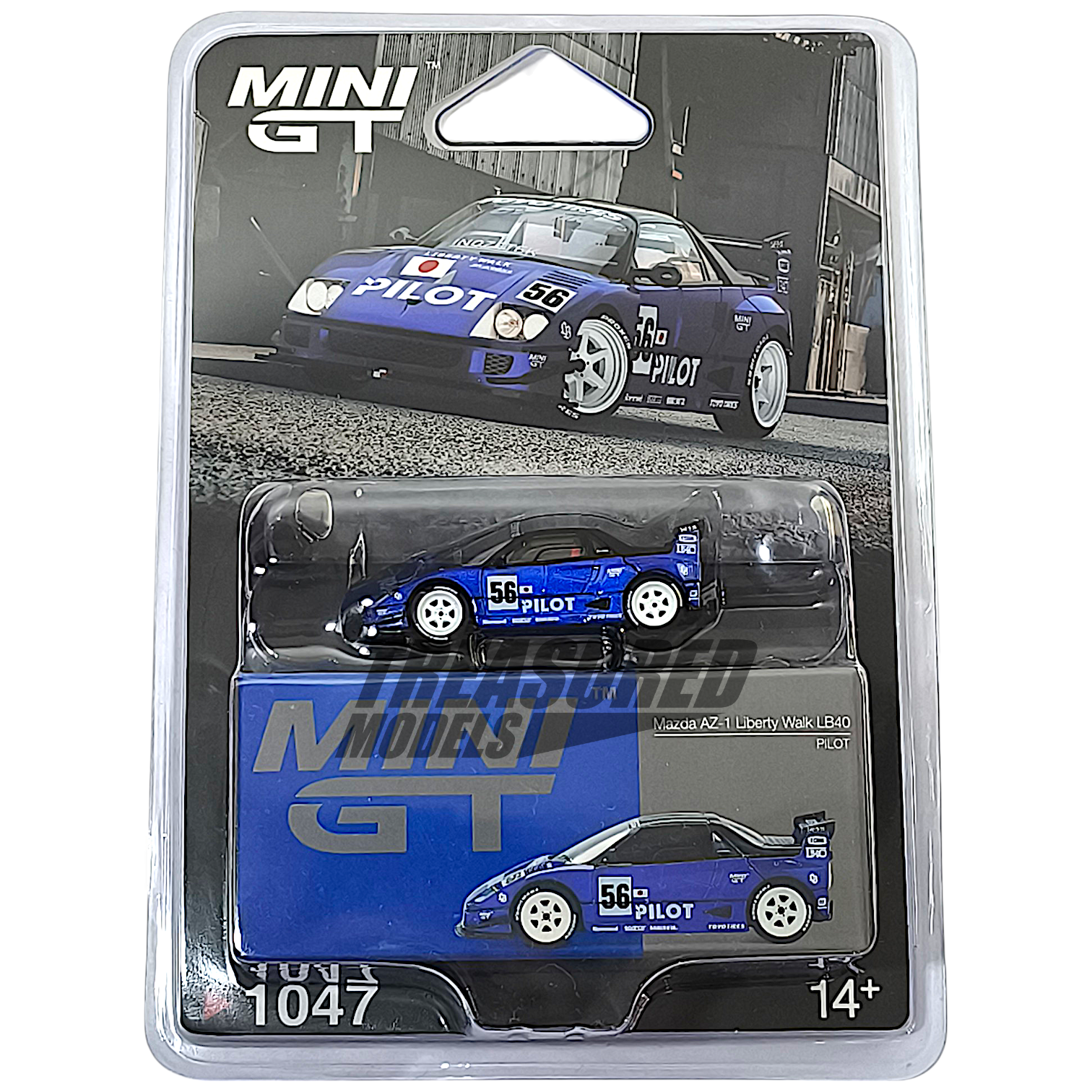 Mini GT Mazda AZ-1 Liberty Walk LB40 PILOT Blister Packaging