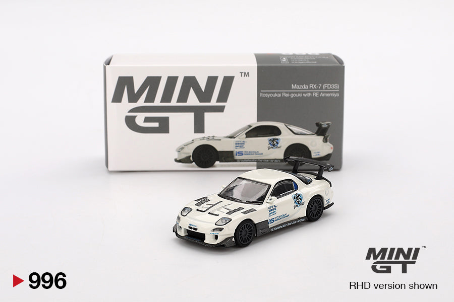 Mini GT Mazda RX-7 (FD3S) Itosyoukai Rei-gouki with RE Amemiya MGT00996 1/64 Die Cast
