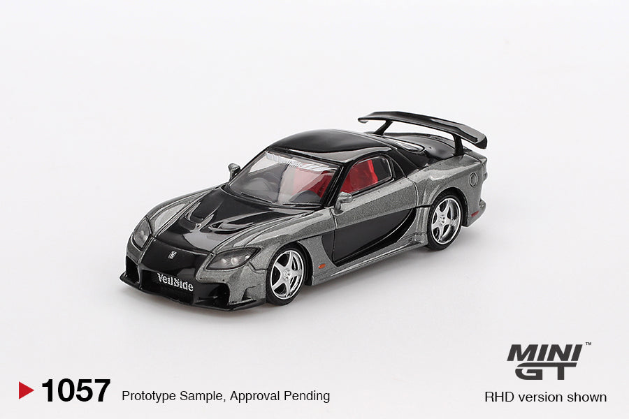 Mini GT Mazda RX-7 VeilSide Fortune Grey MGT01057 1/64 Die Cast