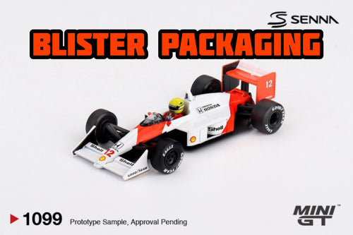 Mini GT McLaren MP4-4 #12 Ayrton Senna 1988 Japanese Grand Prix Winner Blister Packaging MGT01099 1/64 Die Cast