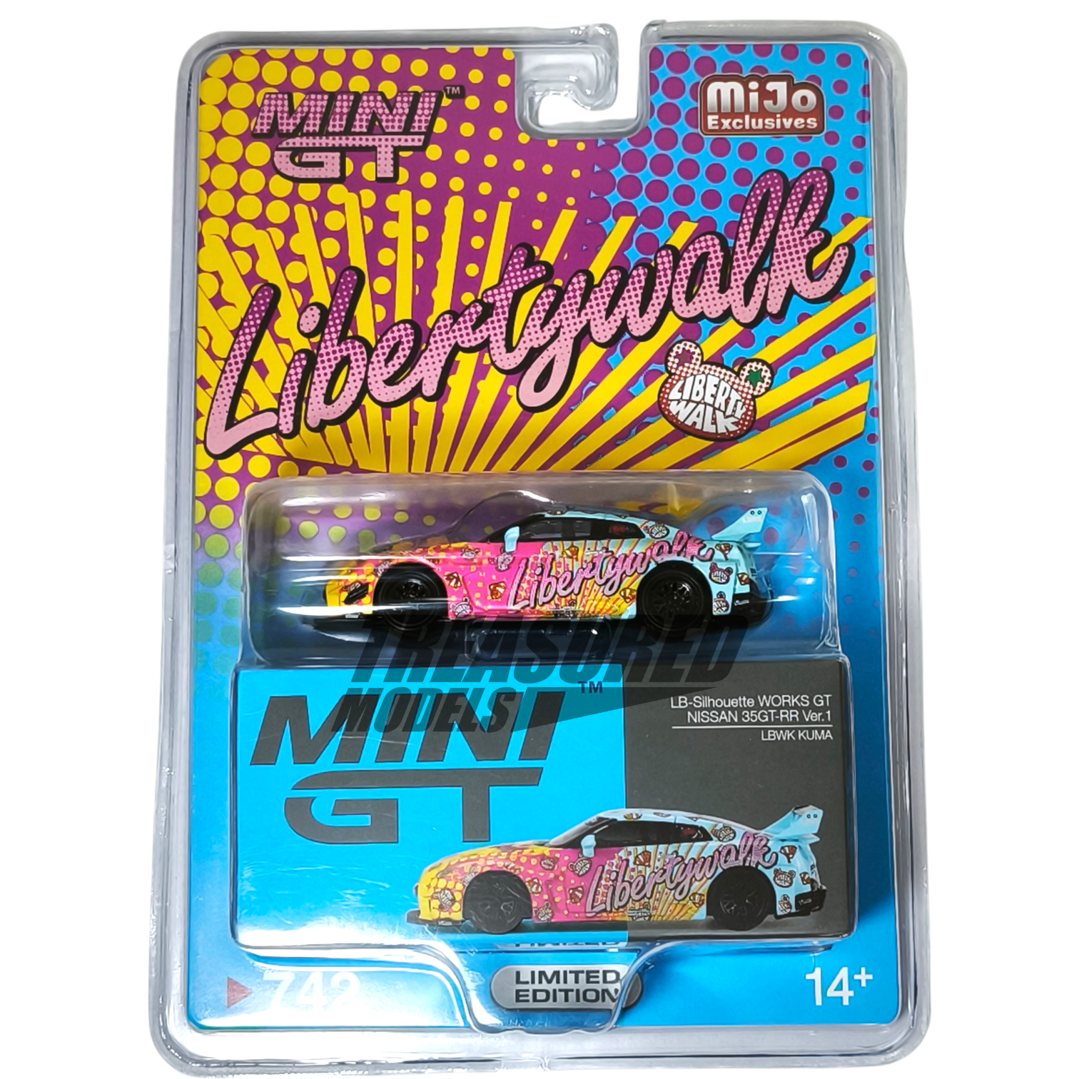 Mini GT Nissan LB-Silhouette WORKS GT NISSAN 35GT-RR Ver.1 LBWK Mini GT Nissan LB-Silhouette WORKS GT NISSAN 35GT-RR Ver.1 LBWK