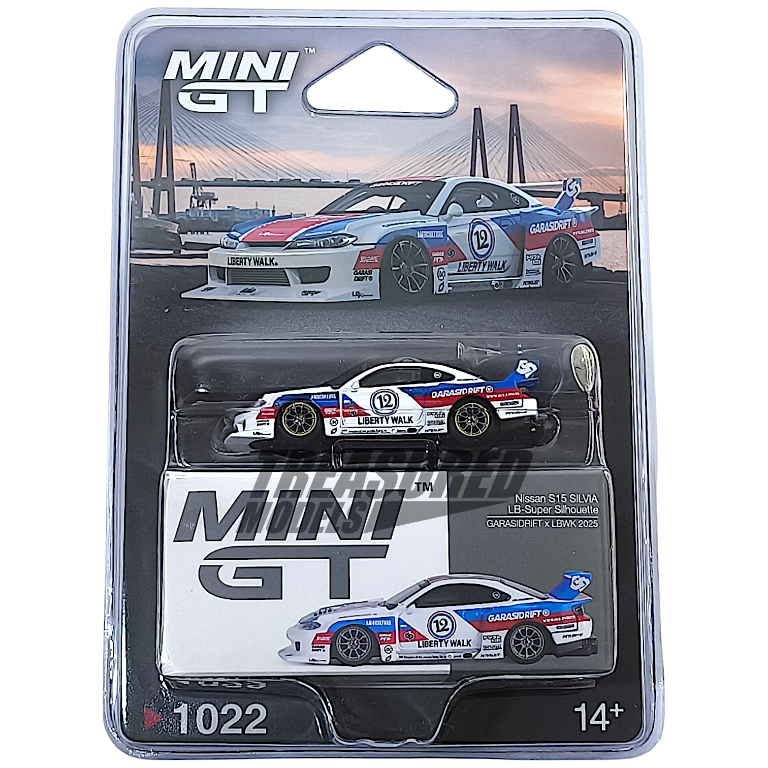 Mini GT Nissan LB-Super Silhouette S15 SILVIA GARASIDRIFT x