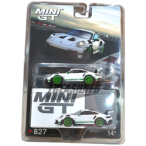 Mini GT Porsche 911 992 GT3 RS Tribute to Carrera RS Package Blister Packaging MGT00827 1/64 Diecast