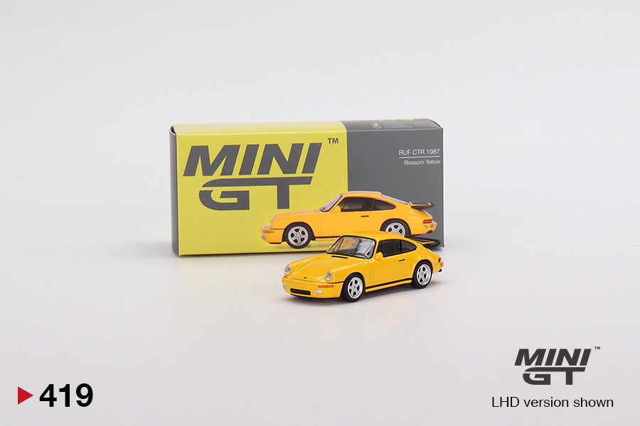 Mini GT Porsche RUF CTR 1987 Blossom Yellow MGT00419 1/64 Die Cast