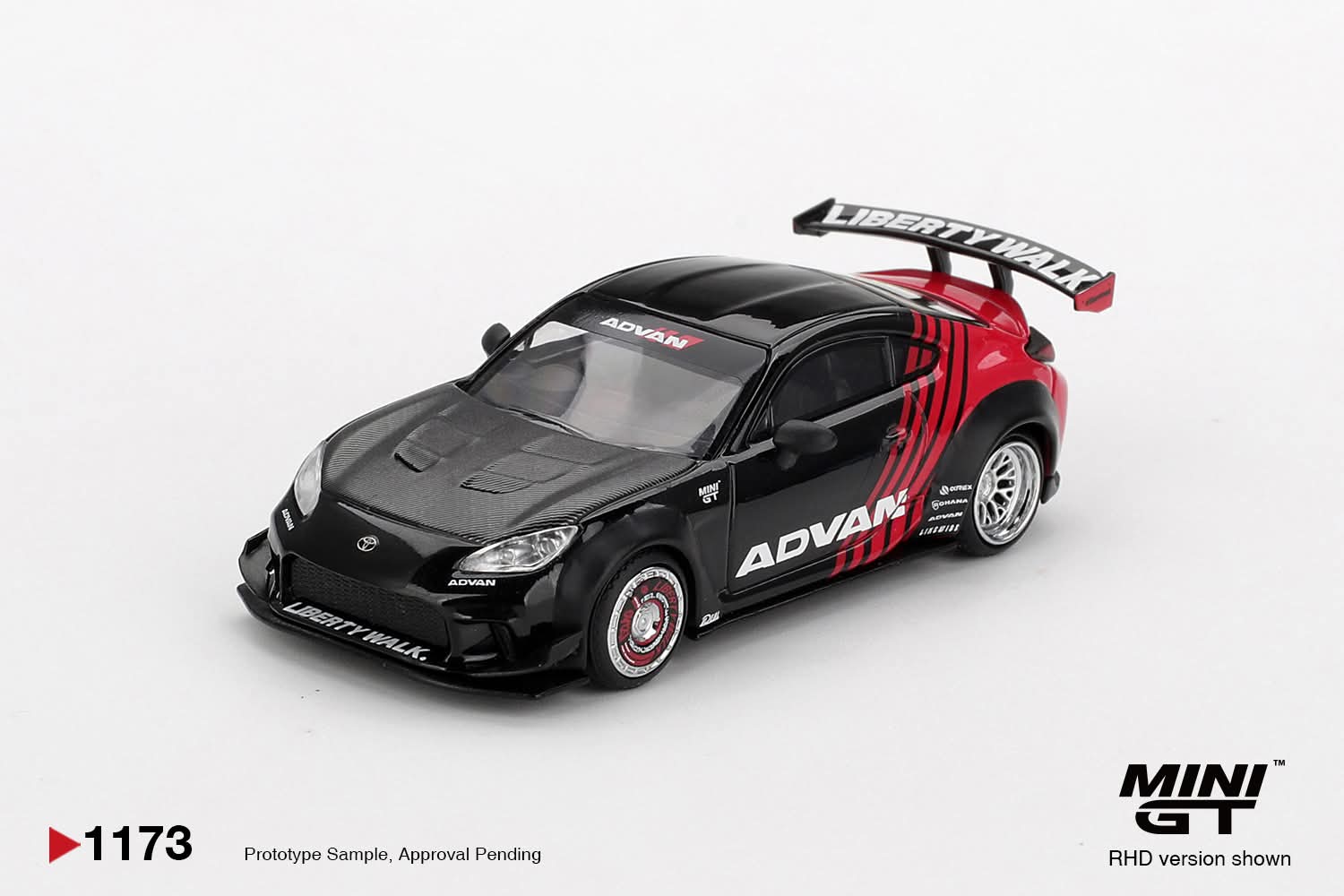 Pre-Order] Mini GT Toyota GR86 LB☆Nation Advan MGT01173 1/64