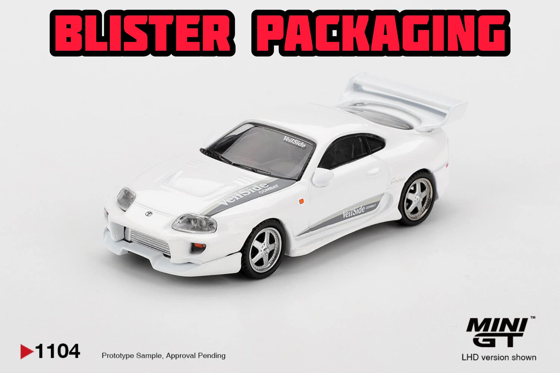 Pre-Order] Mini GT Toyota Supra VeilSide Combat V-I White Blister