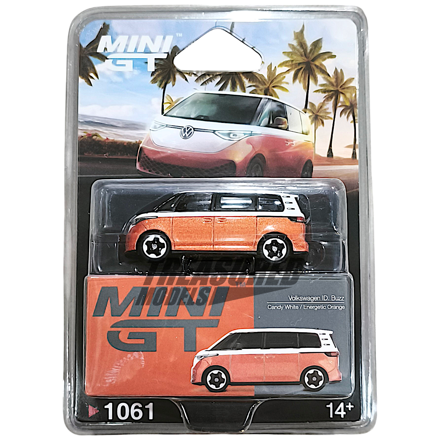 Mini GT Volkswagen ID.Buzz Candy White - Energetic Orange Blister Mini GT Volkswagen ID.Buzz Candy White - Energetic Orange Blister