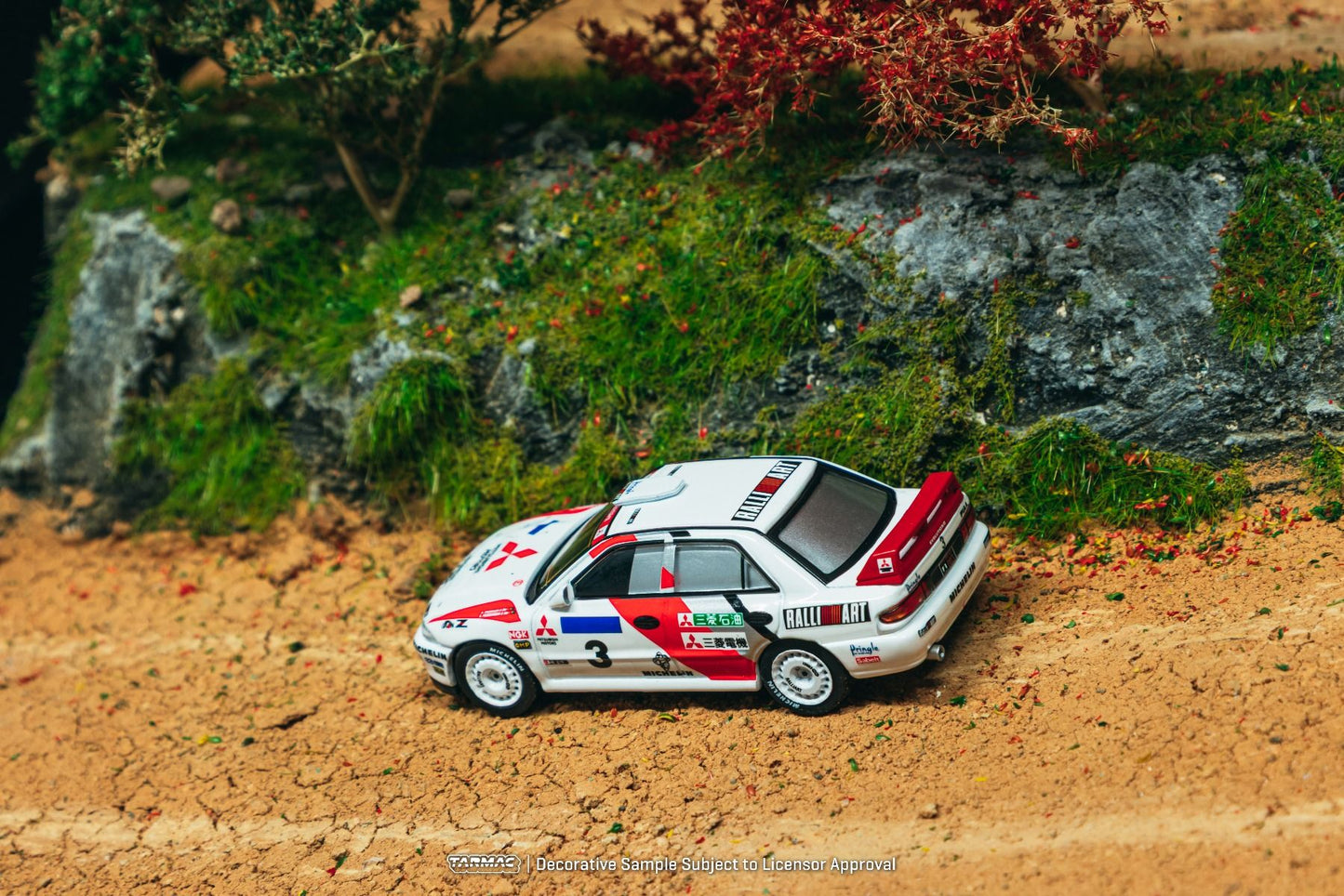 Tarmac Works Mitsubishi Lancer Evolution II Hong Kong Beijing Rally 1994 K. Eriksson - S. Parmander T64G-049-94HKBR03 1/64 Diecast