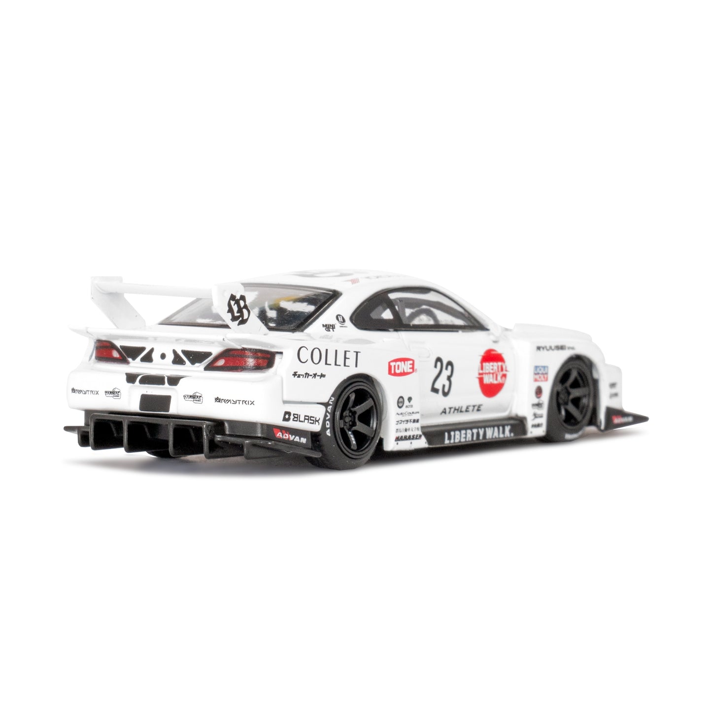 *Pre-Order* Nissan S15 Silvia LB-Super Silhouette ATHLETE LBWK Card Blister Packaging MGT01054 1/64 Diecast