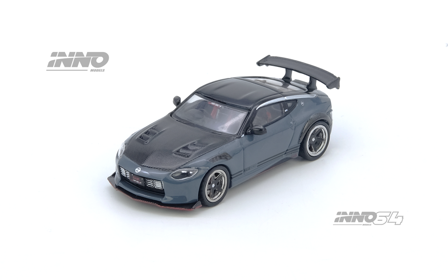 *Pre-Order* Inno64 Nissan Fairlady Z RX34 Top Secret Stealth Gray IN64-Z34TS-SG-01 1/64 Die Cast