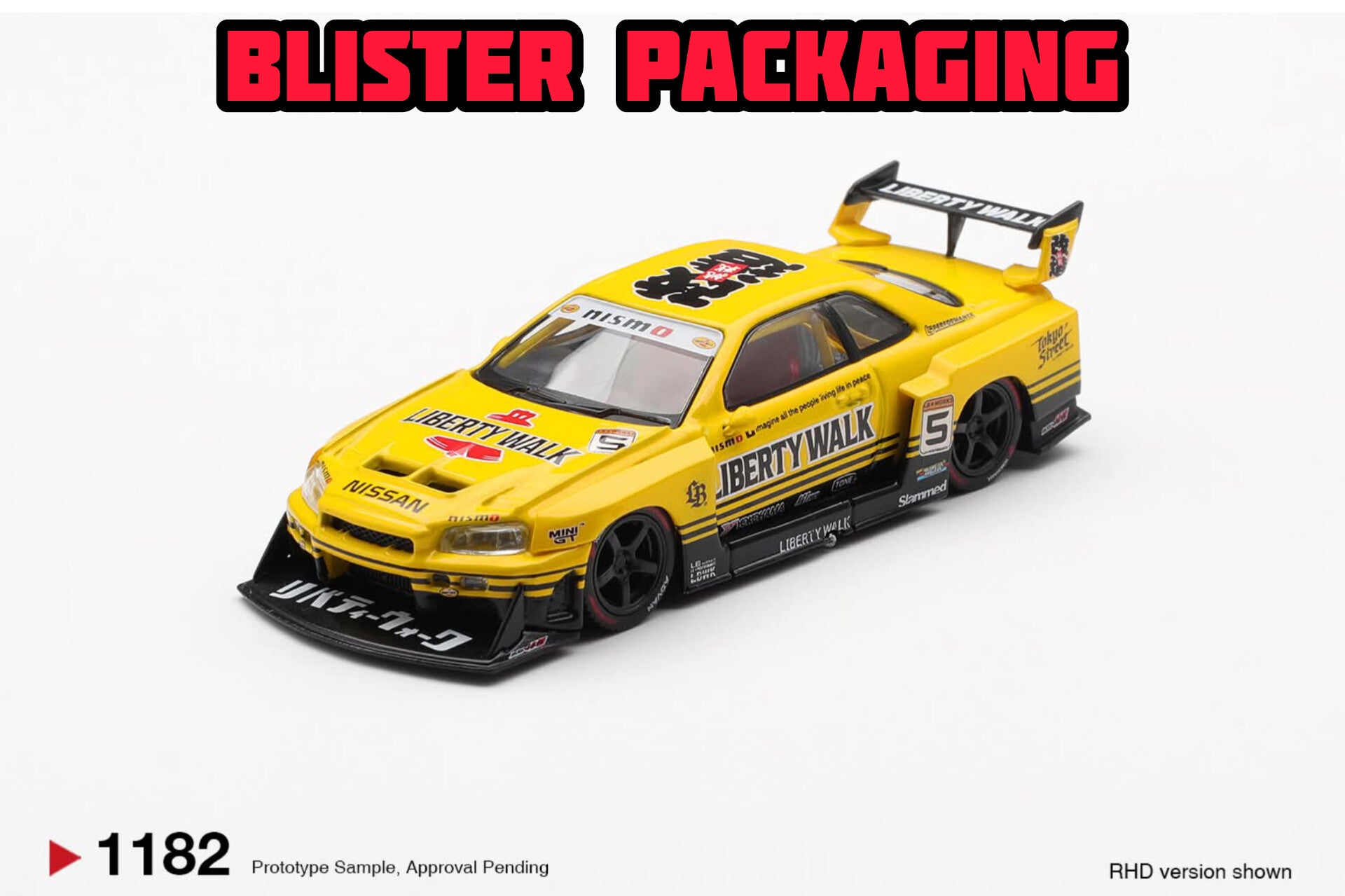 ミニGT 日産LB-ER34 Pre-Order] Mini GT Nissan LB-ER34 Super Silhouette SKYLINE Sport