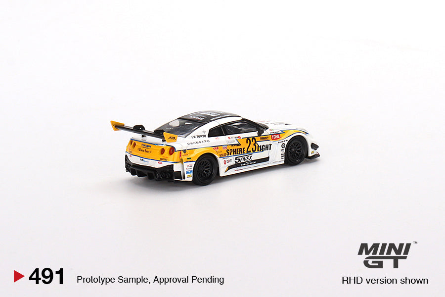Mini GT Nissan LB-Silhouette WORKS GT 35GT-RR Ver.2 LB Racing Formula Drift 2022 MGT00491 1/64 Die Cast