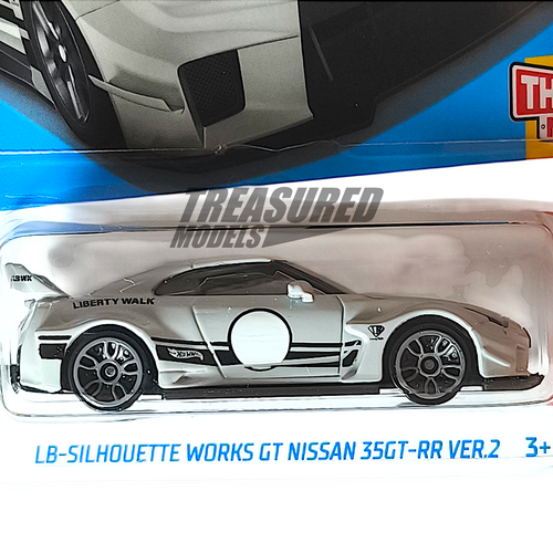 Hot Wheels Nissan LB-Silhouette Works GT 35GT-RR Ver2 Gray 2024 Then and Now 1/64 Die Cast