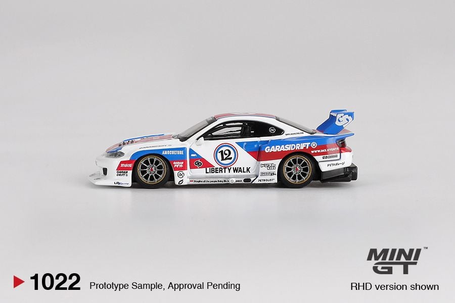 *Pre-Order* Mini GT Nissan LB-Super Silhouette S15 SILVIA GARASIDRIFT x LBWK 2025 MGT01022 1/64 Die Cast