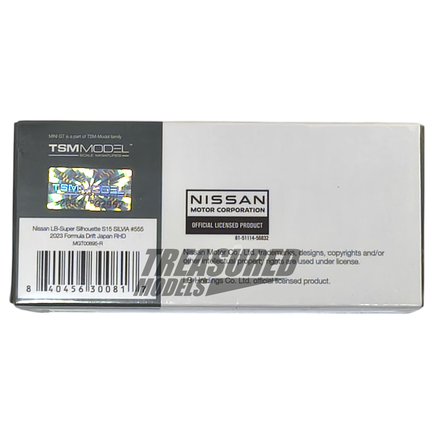 Mini GT Nissan LB-Super Silhouette S15 Silvia #555 2023 Formula Drift Japan MGT00895 1/64 Die Cast