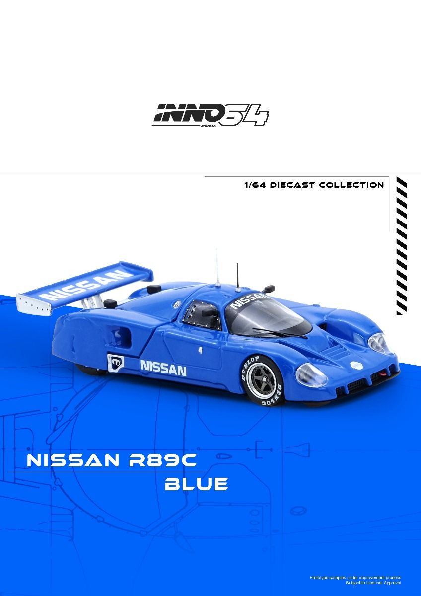 Inno64 Nissan R89C IN64-R89C-BL 1/64 Die Cast