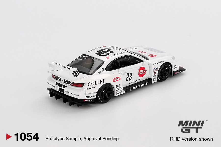 Mini GT Nissan S15 Silvia LB-Super Silhouette ATHLETE MGT01054 1/64 Diecast
