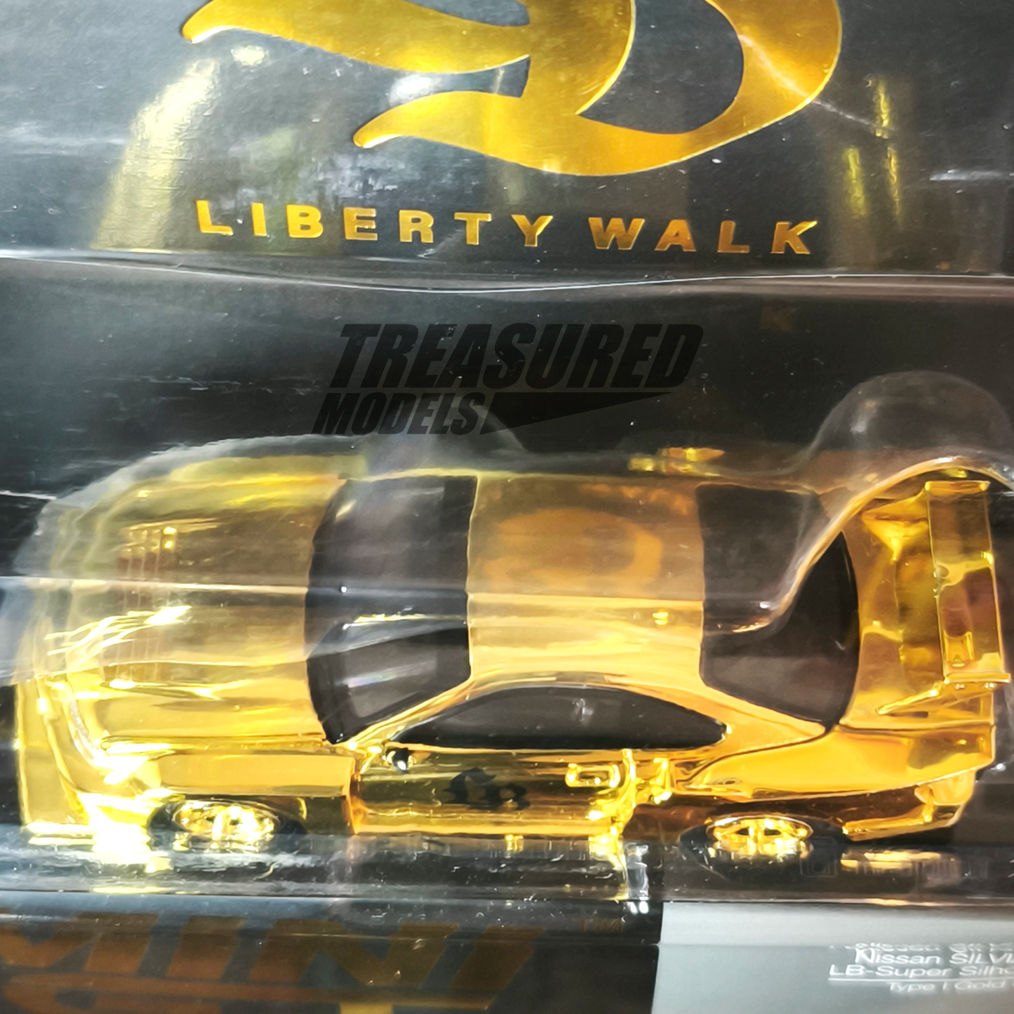 Mini GT Nissan Silvia S15 LB-Super Silhouette Type I Gold Series Sapporo Store Exclusive 1/64 Die Cast