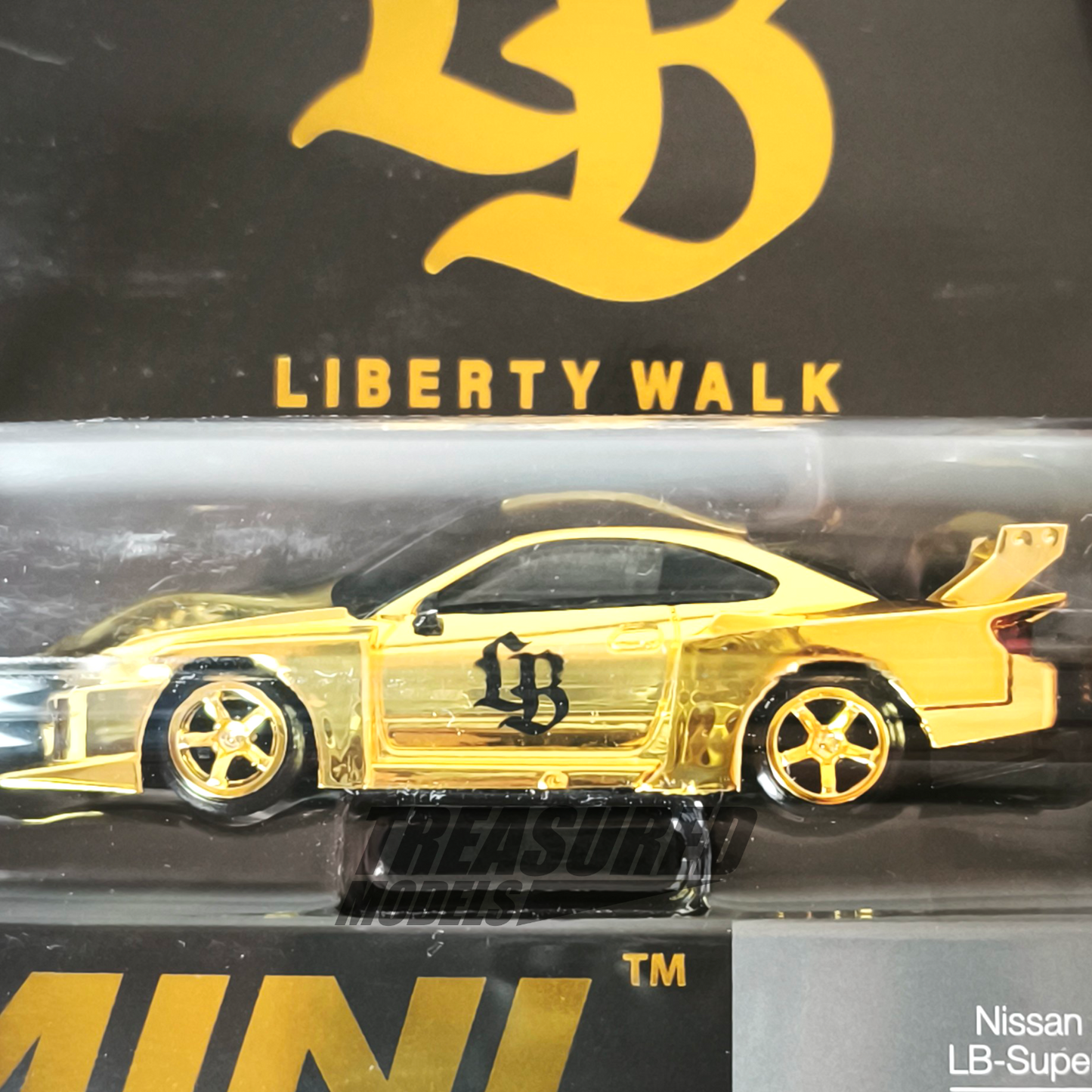 Mini GT Nissan Silvia S15 LB-Super Silhouette Type I Gold Series Sapporo Store Exclusive 1/64 Die Cast