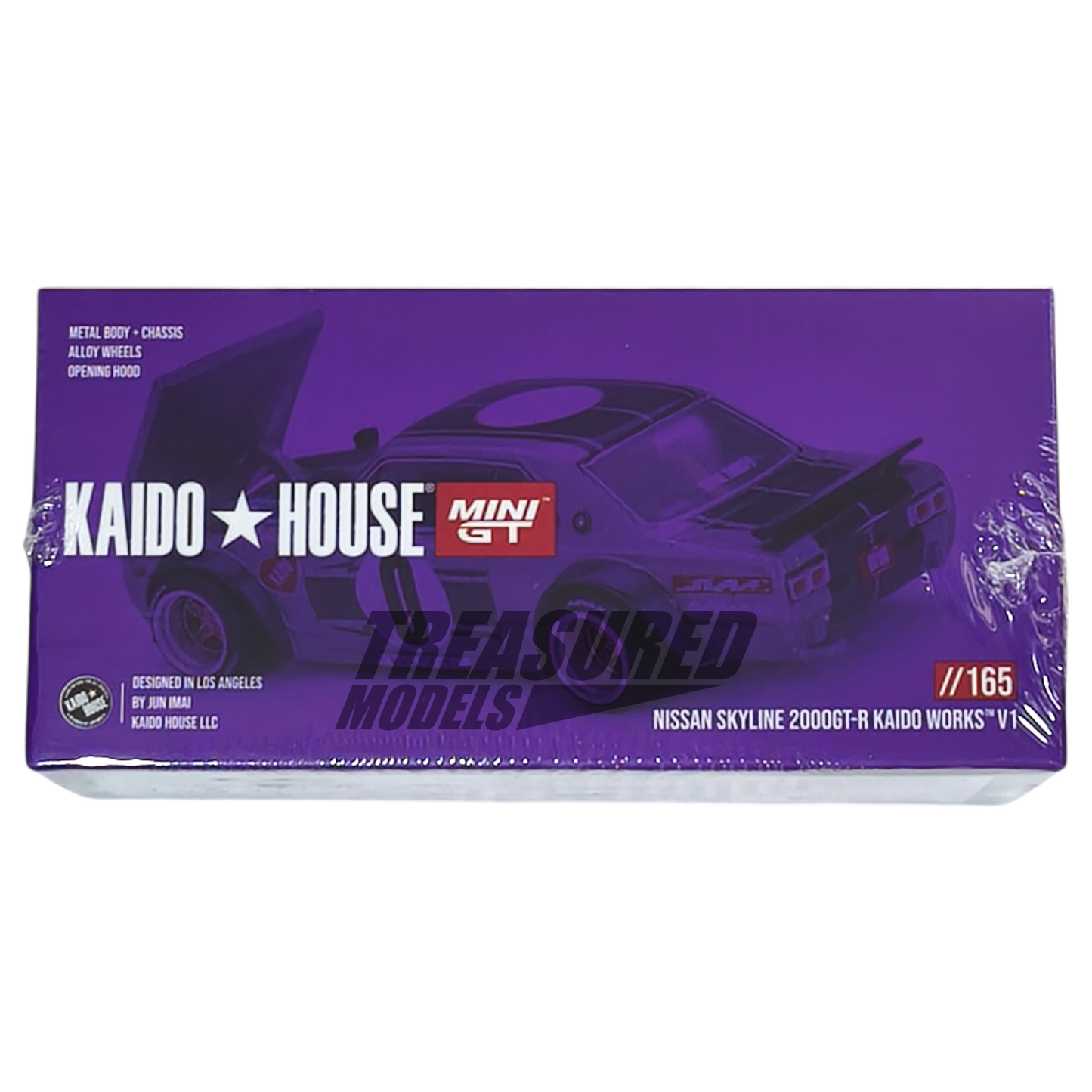 Kaido House Mini GT Nissan Skyline 2000GT-R KPGC10 Kaido Works V1 KHMG165 1/64 Die Cast