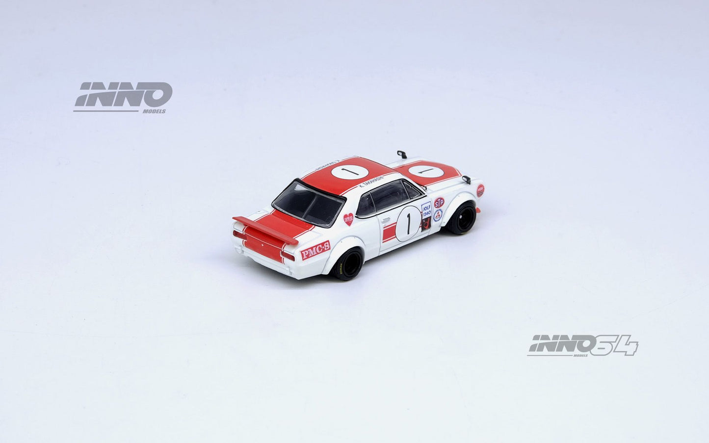 Inno64 Nissan Skyline 2000 GT-R KPGC10 #1 Takahashi Kunimitsu Fuji Masters 250km 1971 IN64-KPGC10-FM1971 1/64 Die Cast