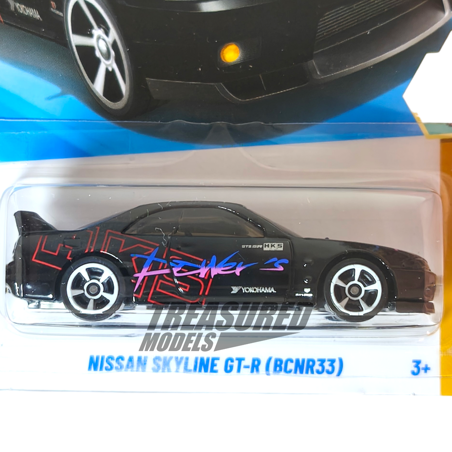Hot Wheels Nissan Skyline GT-R BCNR33 Black 2025 Main Line HW 70s vs 90s 1/64 Die Cast