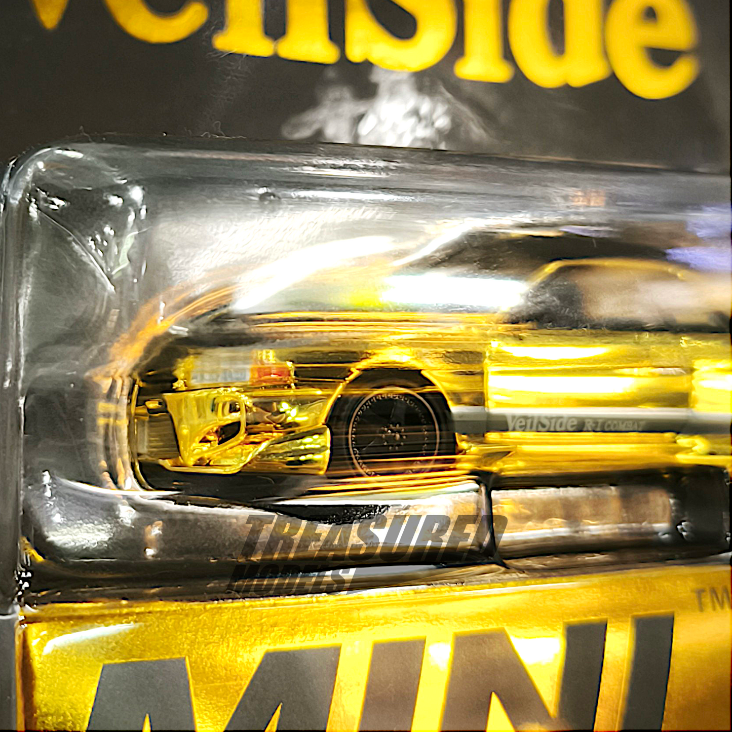 Mini GT Nissan Skyline GT-R R32 VeilSide Combat C-I Gold Chrome 35th Anniversary MGT00988 1/64 Die Cast