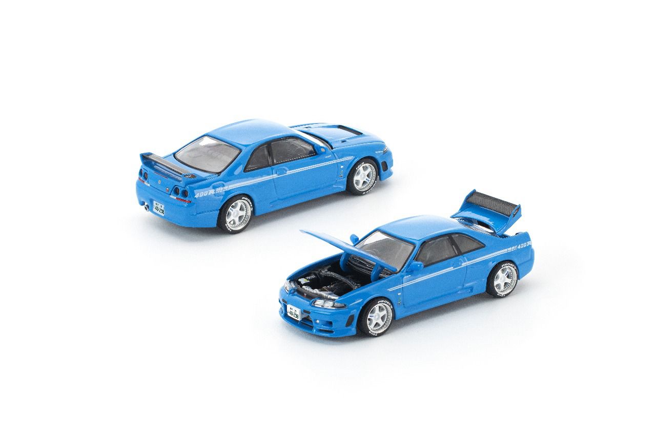 *Pre-Order* Pop Race Nissan Skyline GT-R R33 Nismo 400R Championship Blue Enigma Exclusive PRE019 1/64 Die Cast