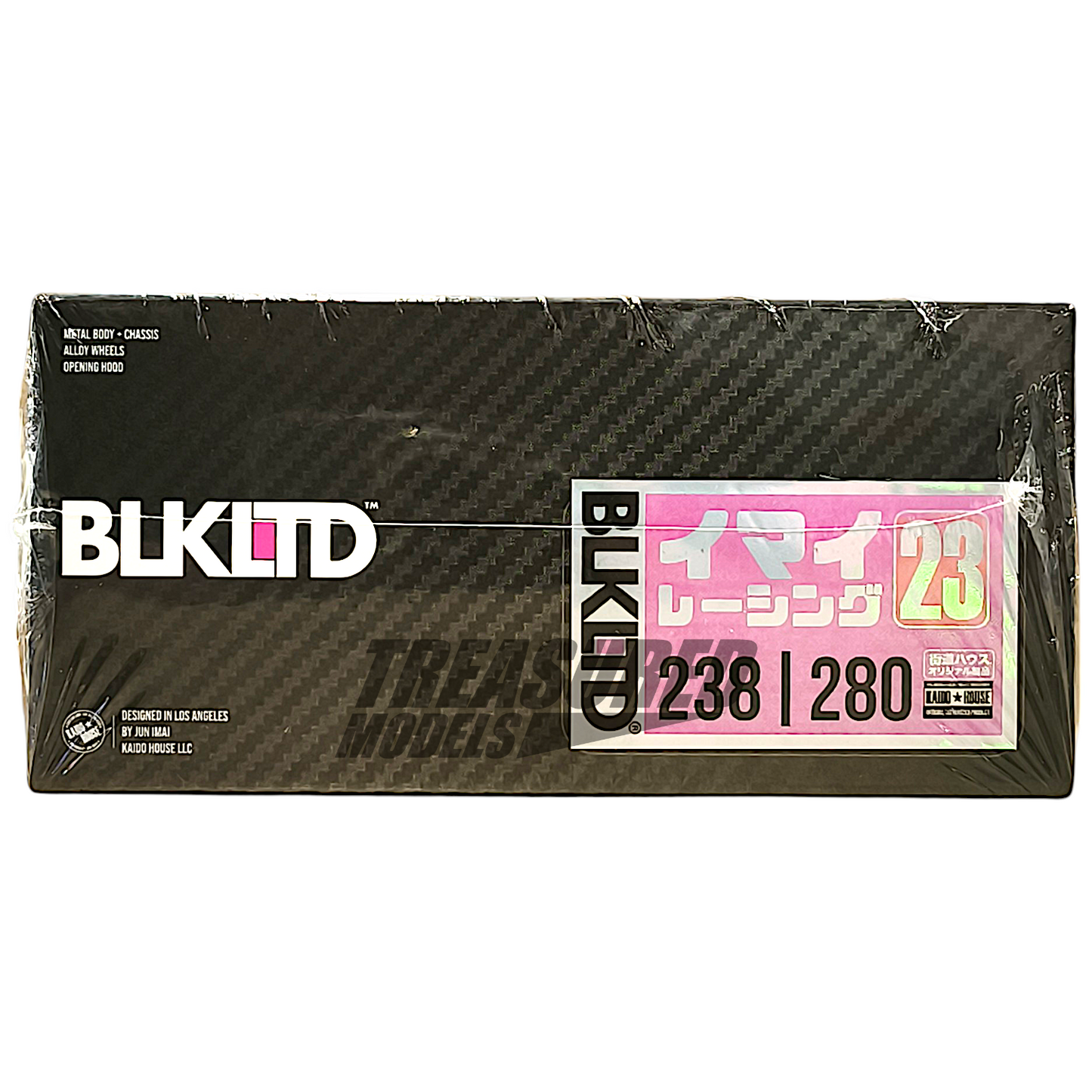Kaido House & Pin Nissan Skyline GT-R R34 Kaido Works Black Limited KHMG105 1/64 Diecast