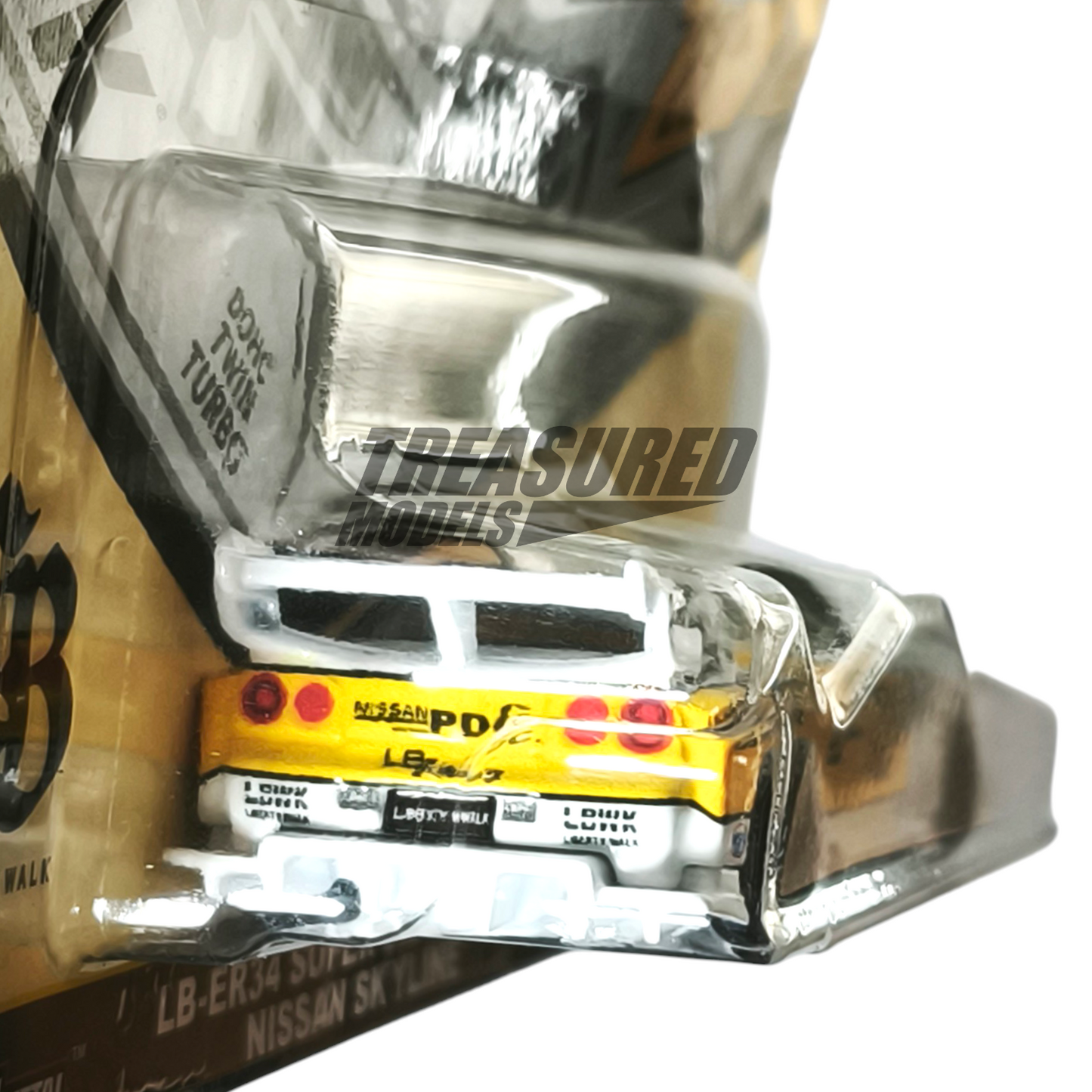 Hot Wheels Nissan Skyline GT-R R34 LB-ER34 Super Silhouette White 2025 Premium Car Culture Silhouettes 1/64 Diecast