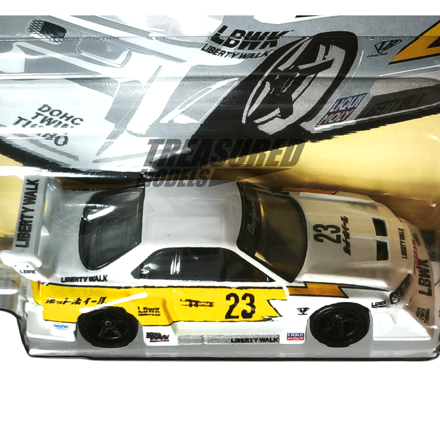 Hot Wheels Nissan Skyline GT-R R34 LB-ER34 Super Silhouette White 2025 Premium Car Culture Silhouettes 1/64 Diecast