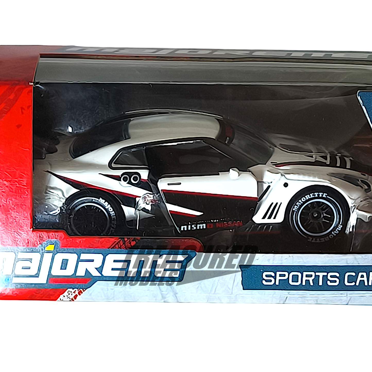 Majorette Nissan Skyline GT-R R35 Nismo White 1/64 Diecast