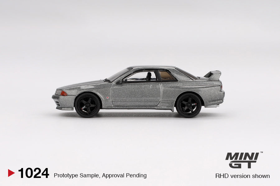 Mini GT Nissan Skyline GT-R (NISMO BNR32 CRS Version) Dark Metal Gray MGT01024 1/64 Diecast