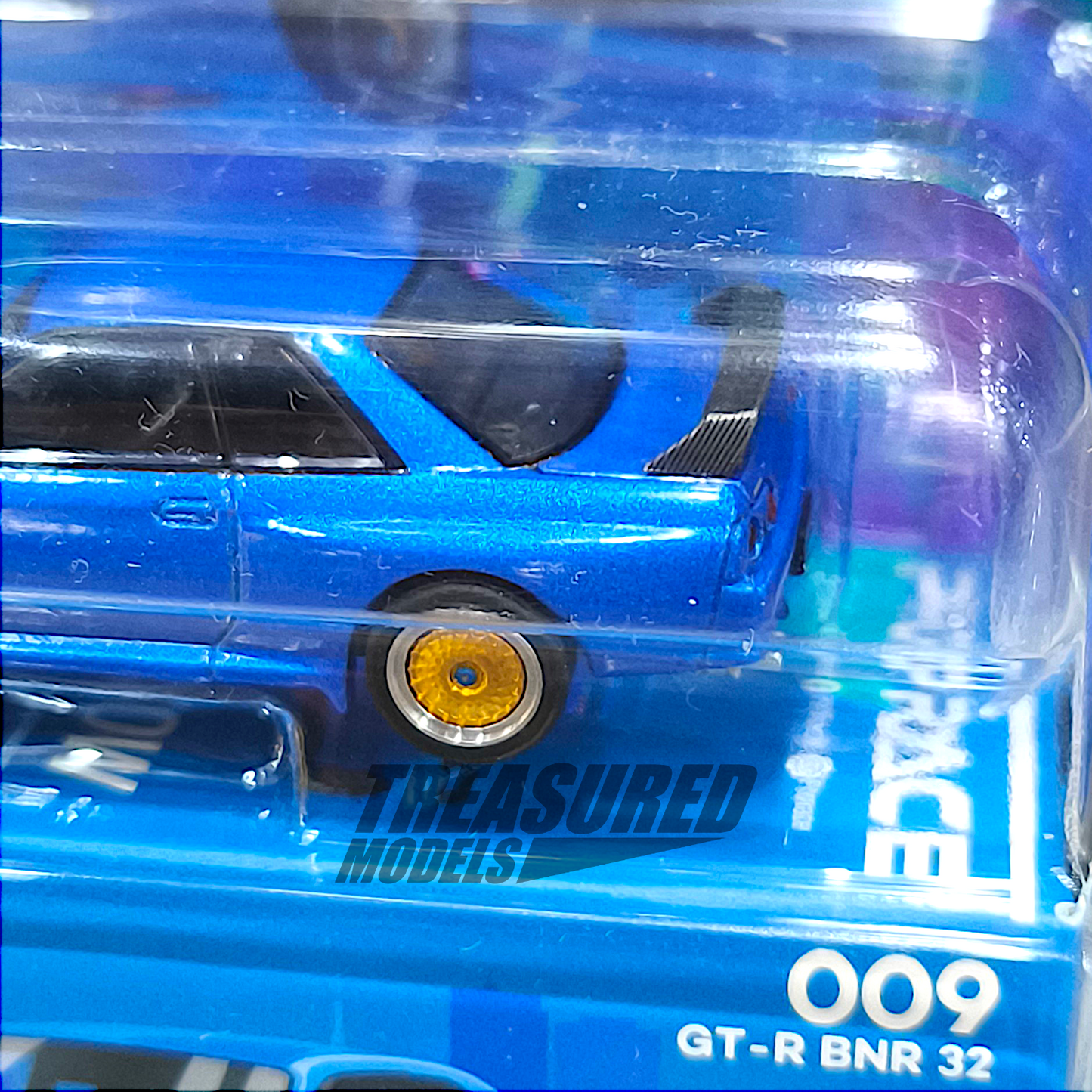 Pop Race CHASE Nissan Skyline R32 Bayside Blue Enigma Exclusive PRE009 1/64 Diecast