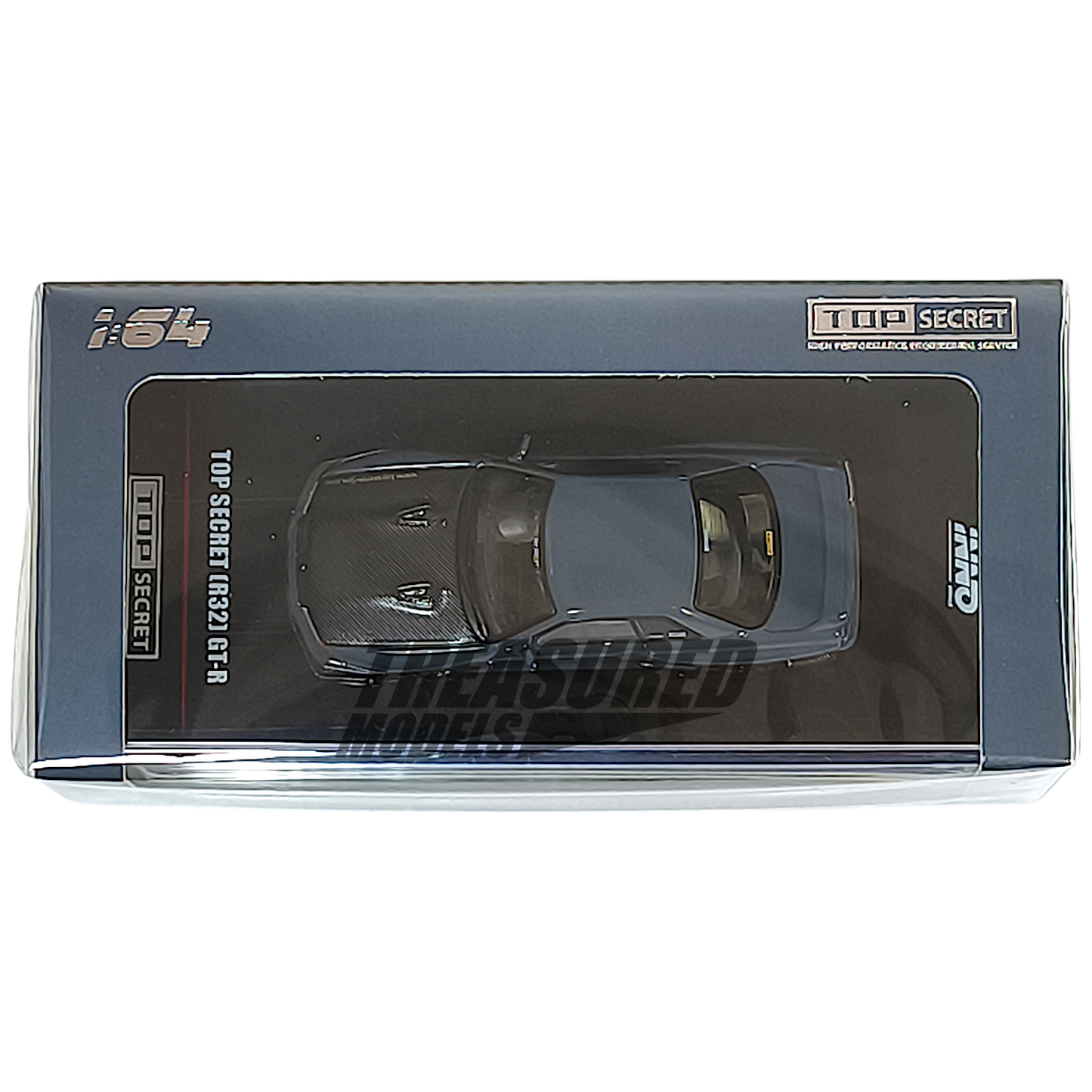 Inno64 Nissan Skyline R32 GT-R Top Secret Stealth Gray IN64-R32TS-STGR 1/64 Die Cast