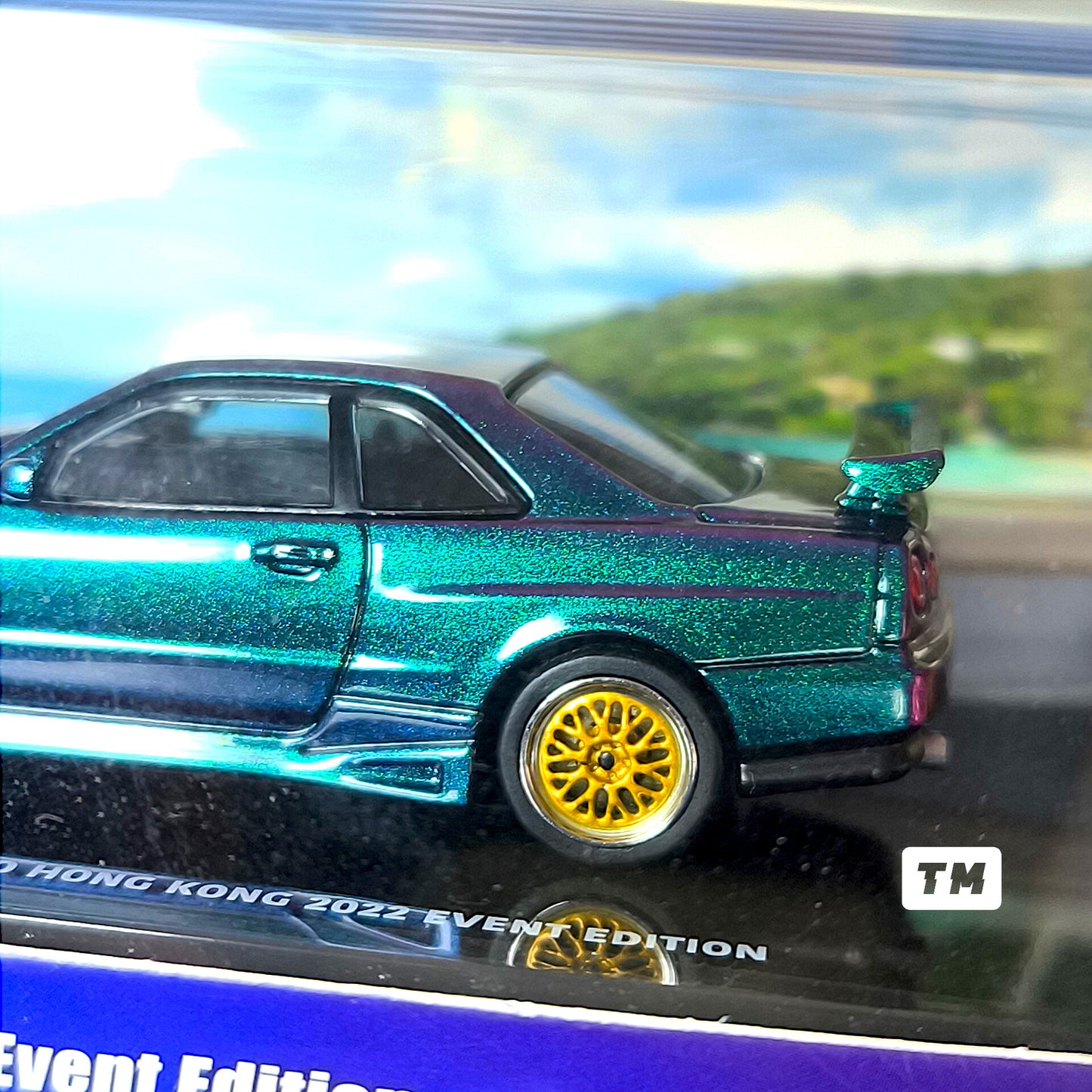 Inno64 Nissan Skyline R34 GT-T Purple Chameleon International MotorXpo Hong Kong 2022 Event Edition 1/64 Diecast