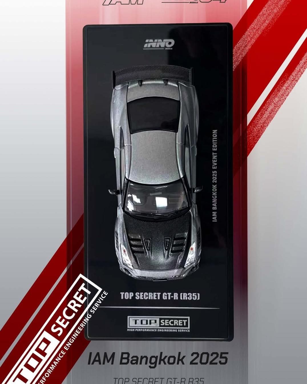 Inno64 Nissan Top Secret GT-R R35 IAM Bangkok 2025 Event Edition 1/64 Diecast