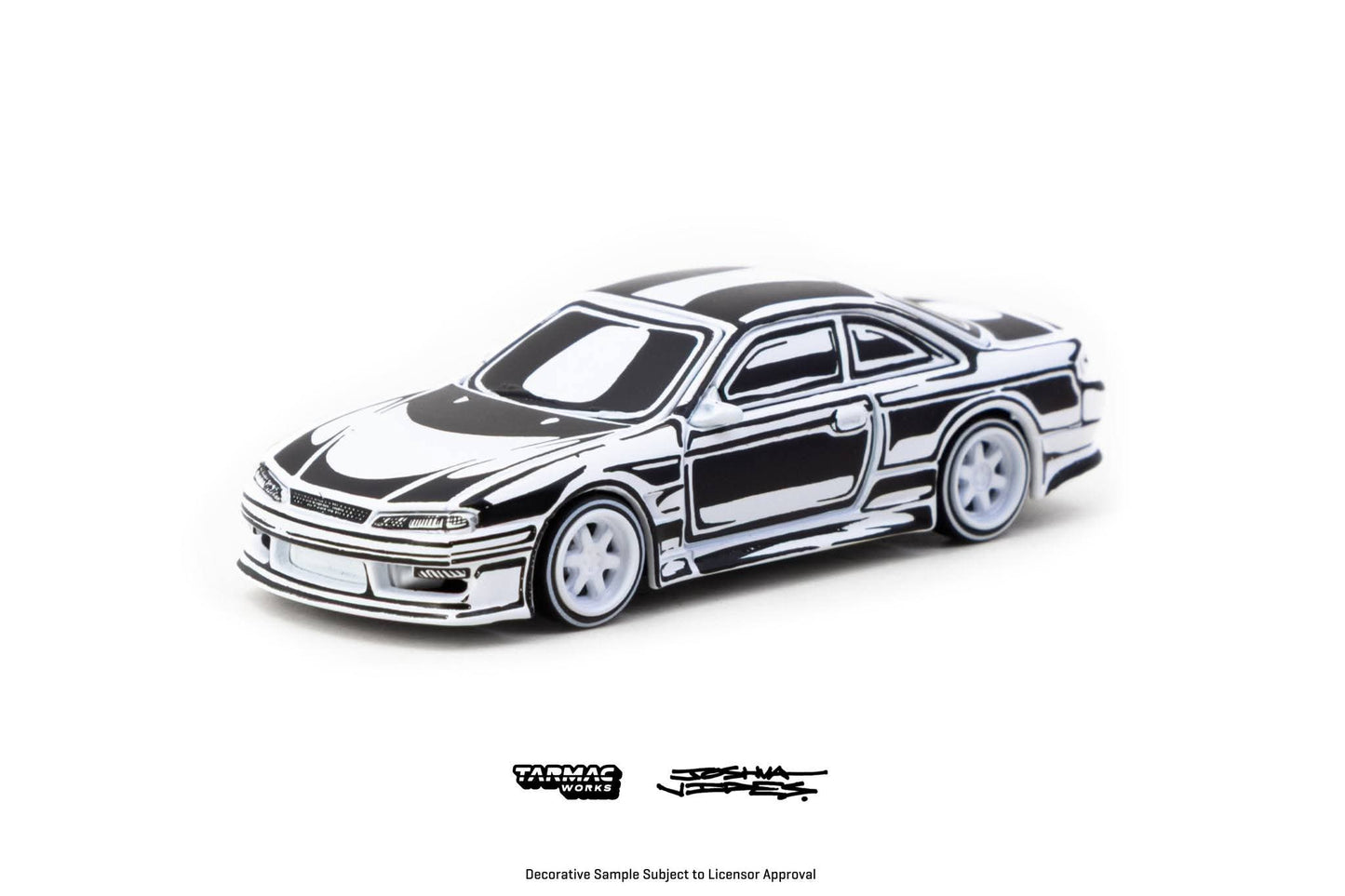 Tarmac Works Nissan VERTEX Silvia S14 - Designed by JOSHUA VIDES T64G-018-JV 1/64 Diecast
